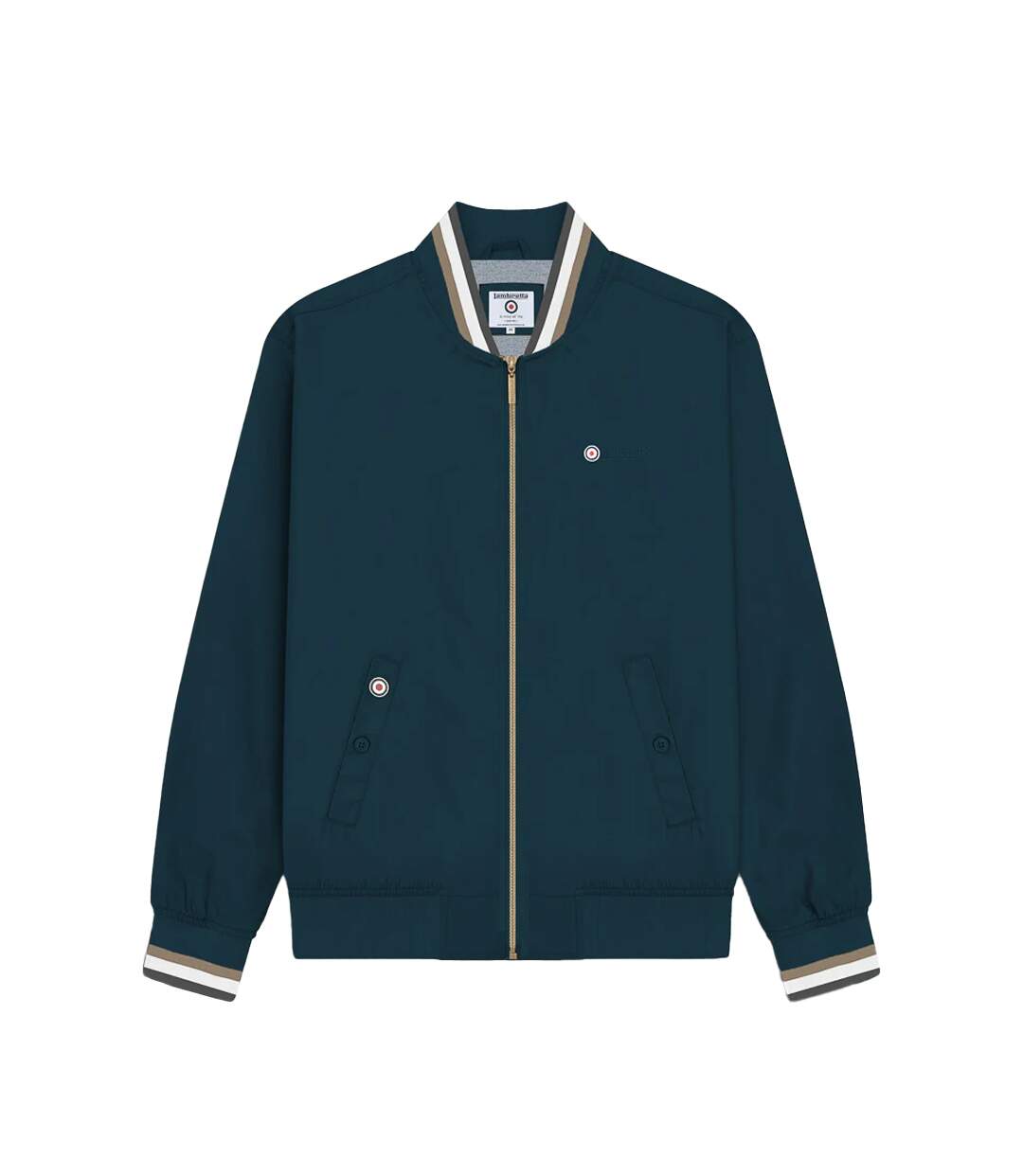 Veste Monkey Homme Bleu Marine Foncé Lambretta-1
