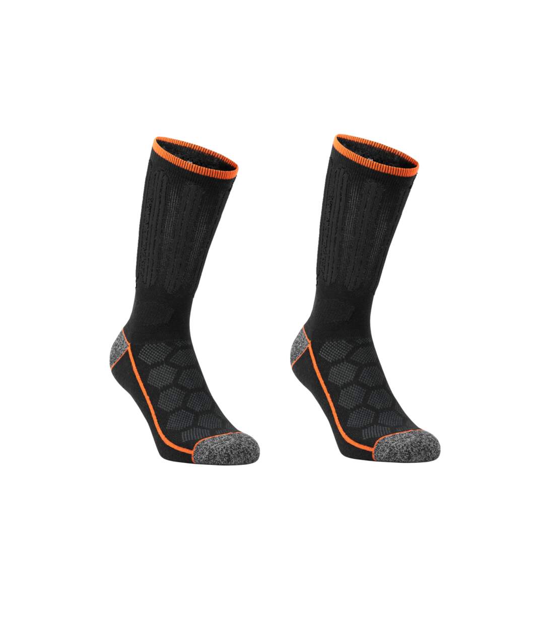 Lot de 2 Paires de Chaussettes hautes de travail Tool Black & Decker