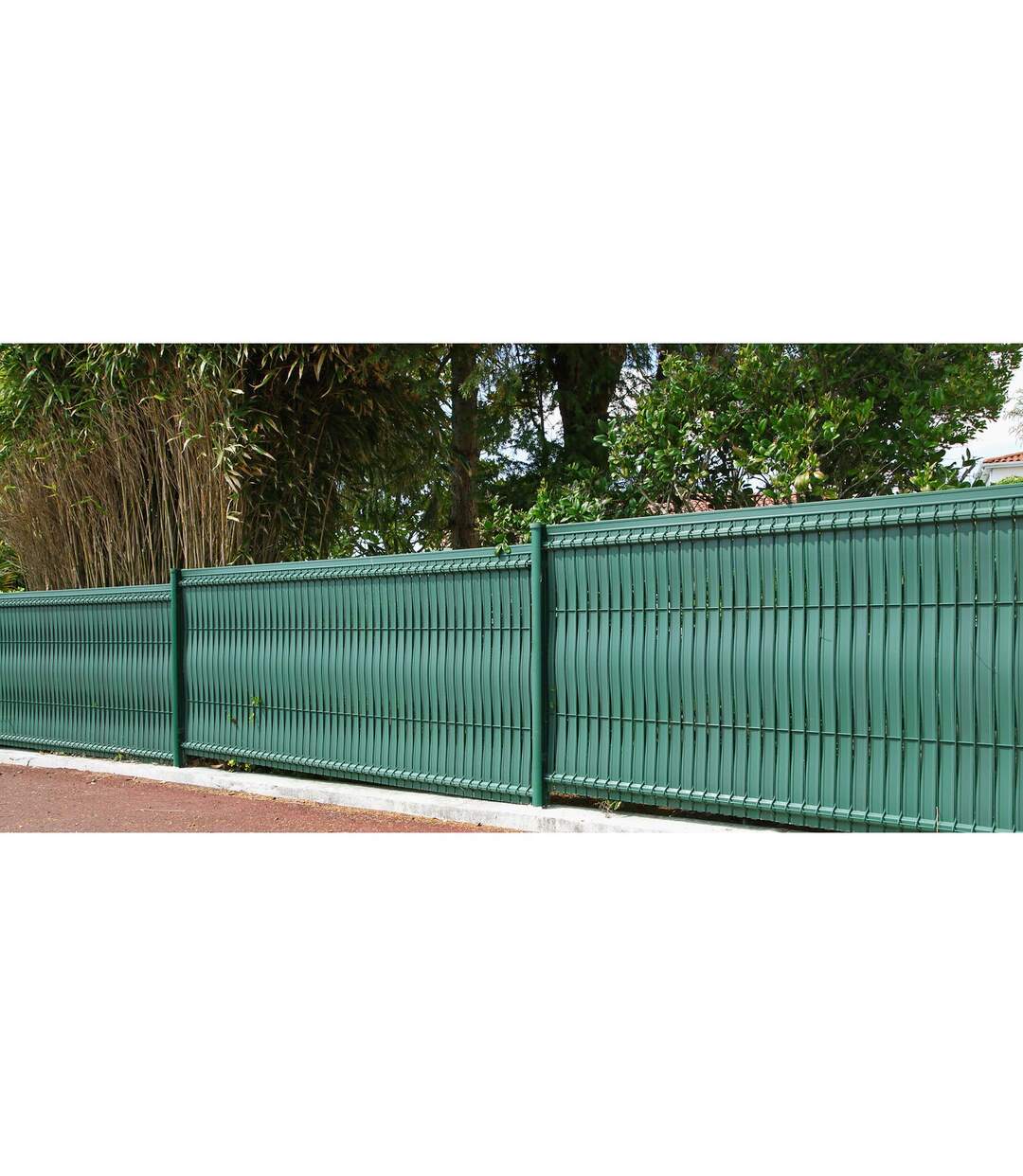Lot de 10 Lamelles occultantes avec clip de fixation de 50 m-3