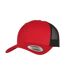 Casquette Trucker Rouge Noir Classic-1