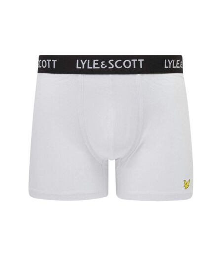 Pack Of 3  Mens Ethan Logo Boxer Shorts  Grey Lyle & Scott