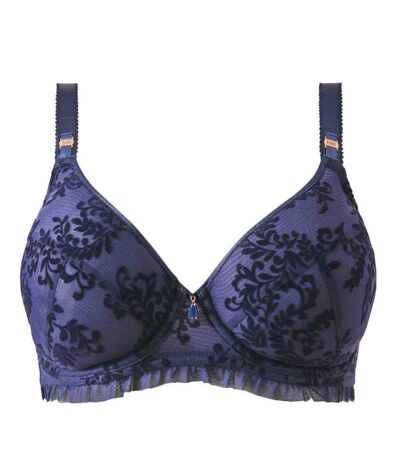 Soutien-gorge grand maintien bleu marine Festival