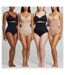 OZABI Pack Culotte Gainante Femme Lot 4 Taille Haute Ventre Plat-2