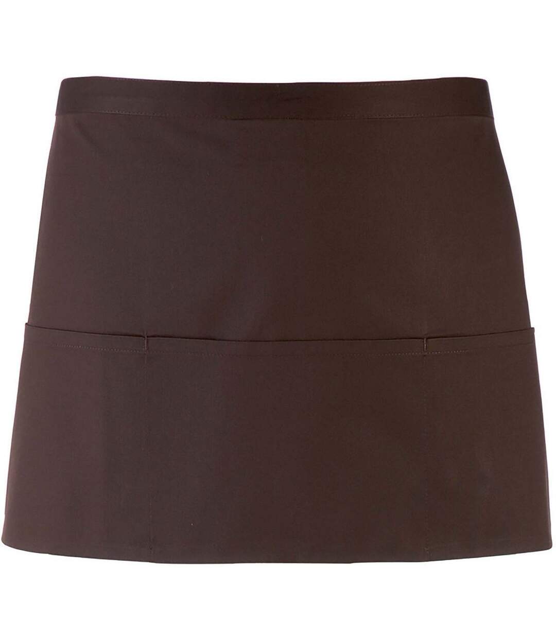 Mini tablier taille - 3 poches - PR155 - marron-1