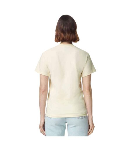 Unisex adult heavy cotton t-shirt off white Gildan