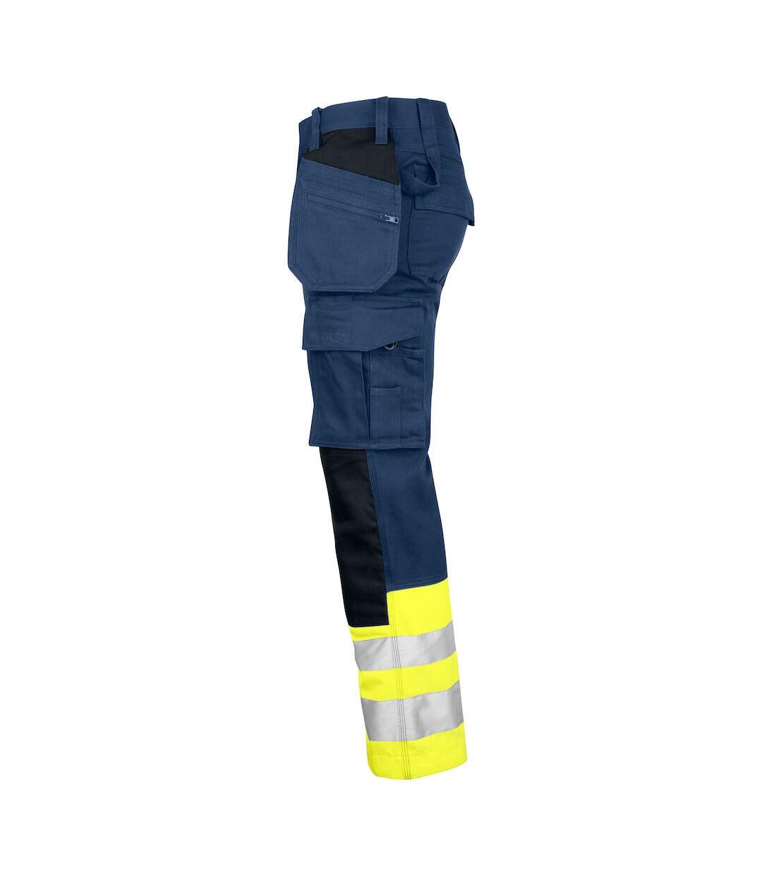 Mens hi-vis trousers yellow/navy Projob-3