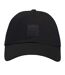 Mens Cotton Baseball Cap Black Boss-1