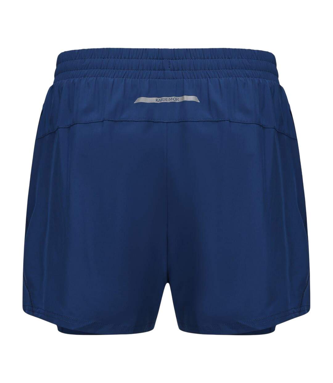 Short De Course Motif/style 2-en-1 Femme Bleu Marine Karrimor-2