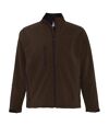 SOLS Mens Relax Soft Shell Jacket (Breathable, Windproof And Water Resistant) (Dark Chocolate) - UTPC347