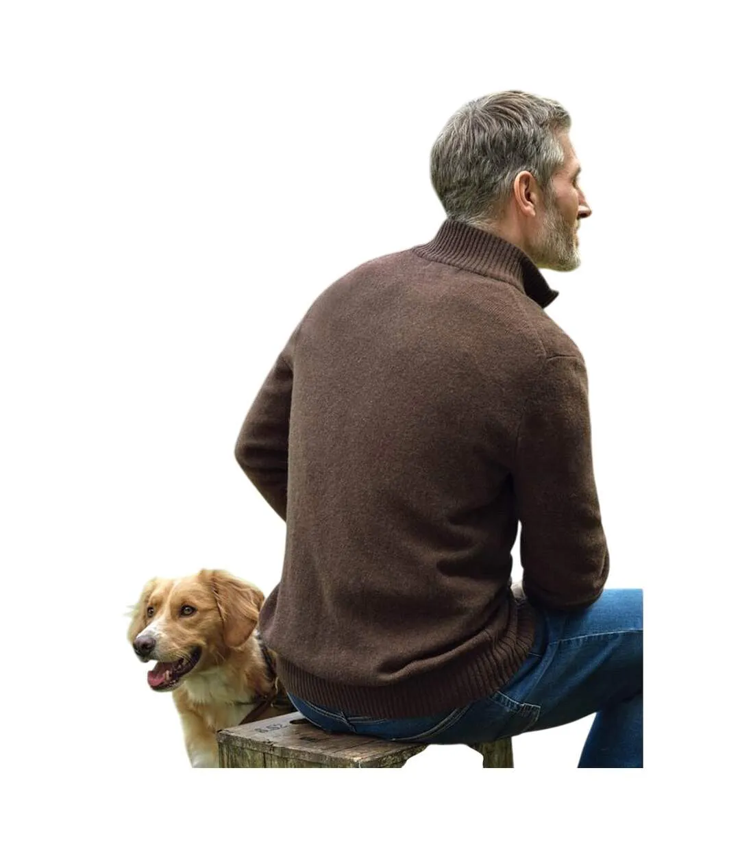 Cardigan Lincoln Homme Marron WoolOvers-3