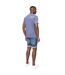 Mens Seamtext T-shirt Navy Duck And Cover-4
