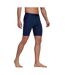 Short De Jogging Techfit Homme Bleu Marine Adidas-1