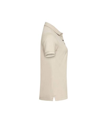 Womens/ladies Advantage Premium Polo Shirt Beige Cutter & Buck
