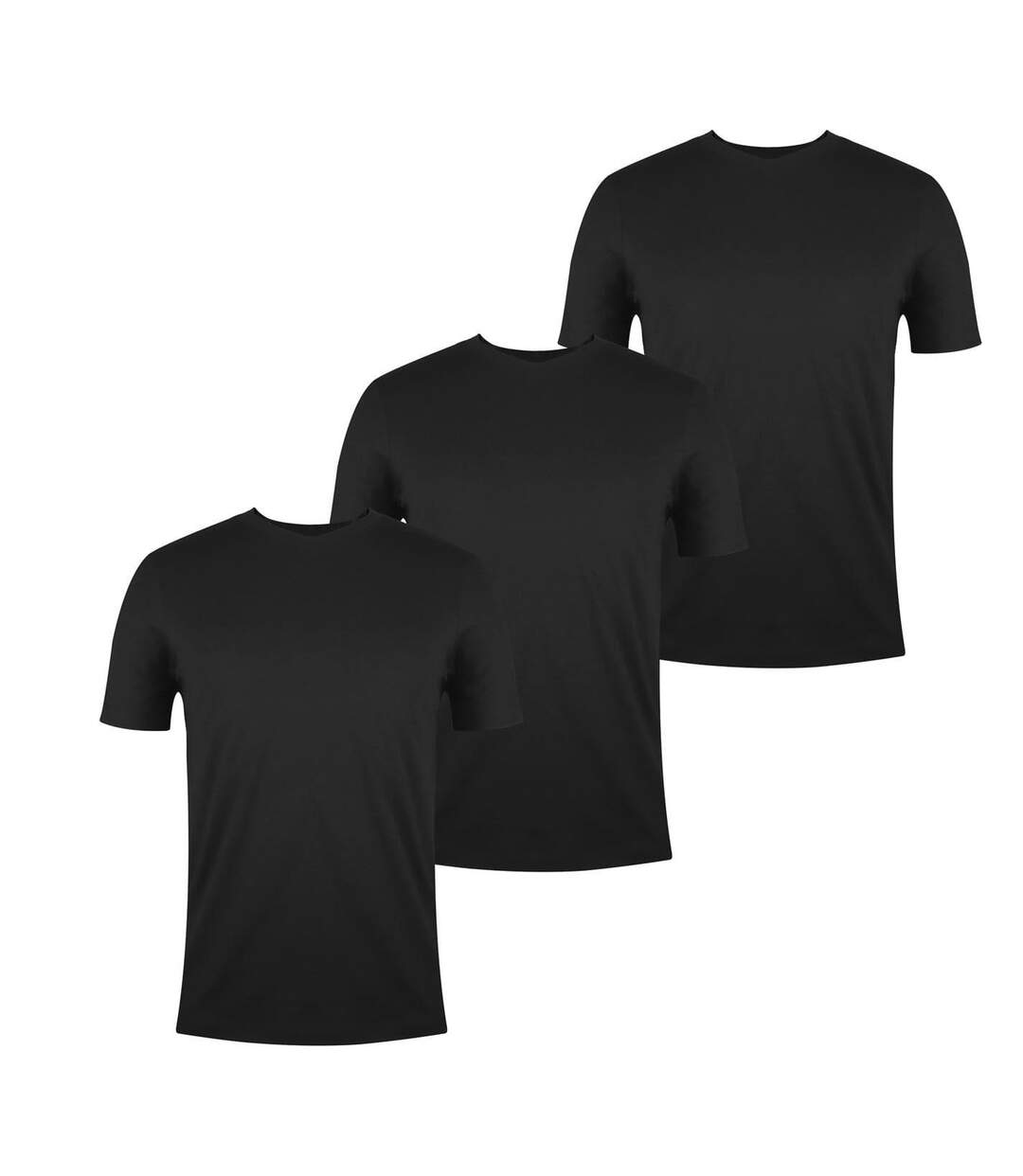 Lot De 3  T-shirts Homme Noir Donnay-2