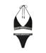Maillot De Bain 2 Pièces Motif Logo Femme Noir Off White-2