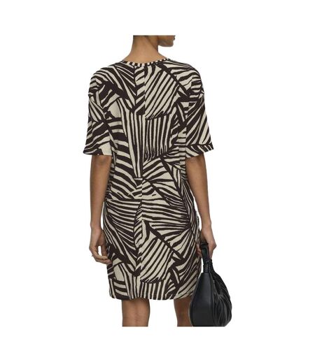 Robe beige/marron femme jdy ebbie