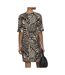 Robe beige/marron femme jdy ebbie-2
