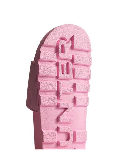 Womens/ladies core embossed sliders prism pink Hunter