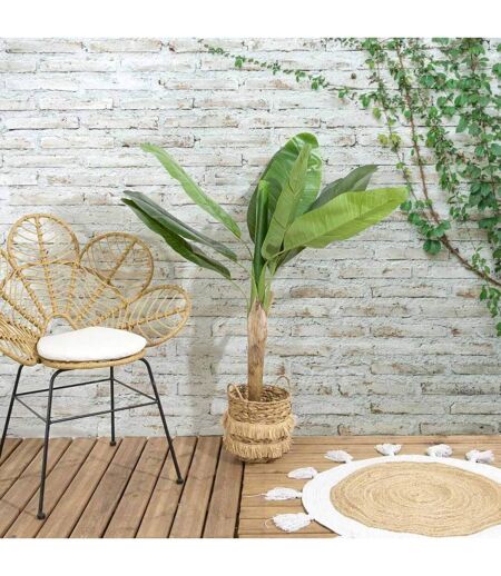 Bananier Artificiel en Pot Wilbur 120cm Vert