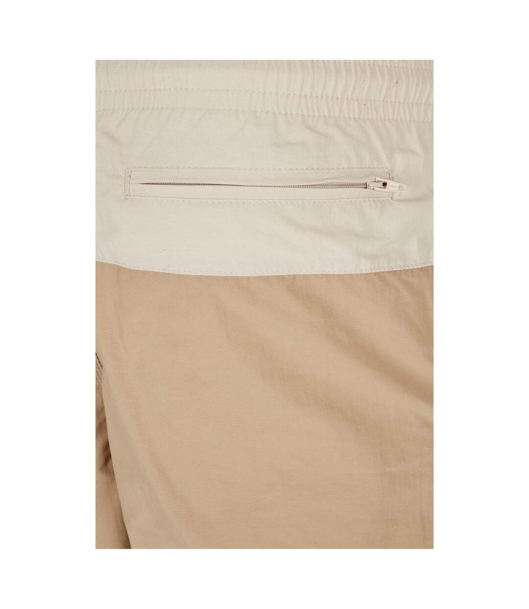 Short De Bain Motif/style Bloc Homme Beige Blanc Cassé Urban Classics-3