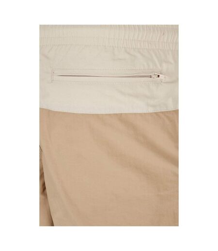 Short De Bain Motif/style Bloc Homme Beige Blanc Cassé Urban Classics