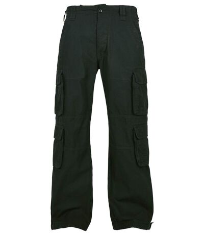 Pantalon cargo vintage homme multipoches - 1003 - noir