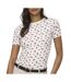 T-Shirt blanc/rouge femme jdy lucky-1