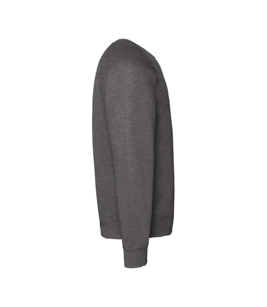 Sweat homme gris foncé chiné Fruit of the Loom