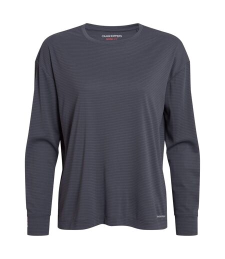 Womens/ladies Nosilife Long-sleeved T-shirt Anthracite Craghoppers