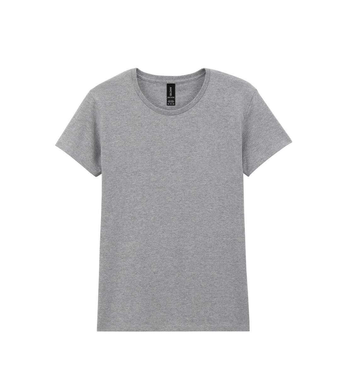 T-shirt Femme Gris Chiné Gildan-1