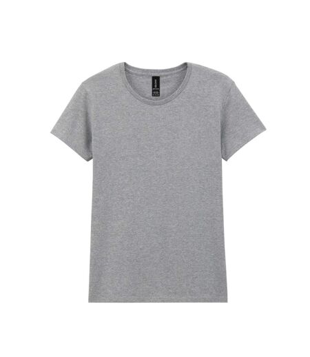 T-shirt Femme Gris Chiné Gildan