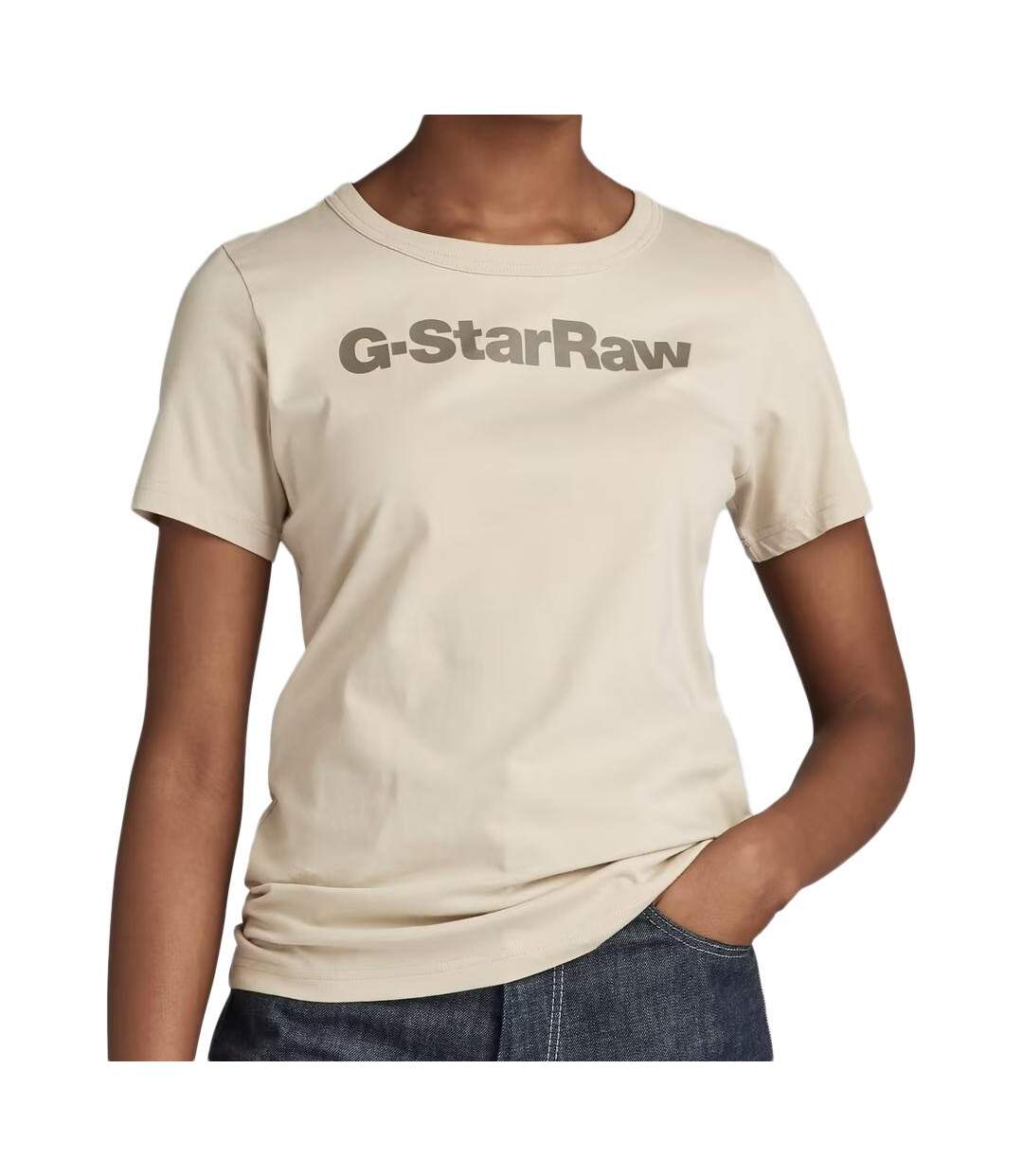 T-shirt Beige Femme G-Star Raw D23942 - L-1