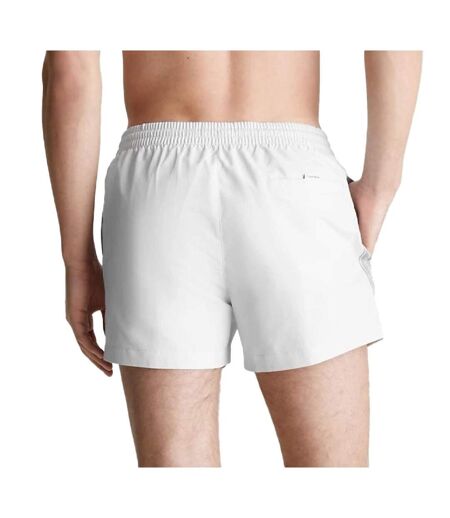 Short de bain blanc homme calvin klein drawstring km0km00956 - xxl