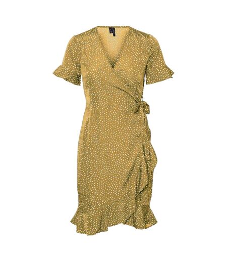 Robe Henna Femme Jaune Or Vero Moda