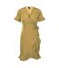 Robe Henna Femme Jaune Or Vero Moda-2
