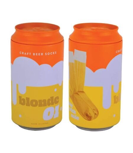 1 Pack Mens Craft Beer Socks in a Can