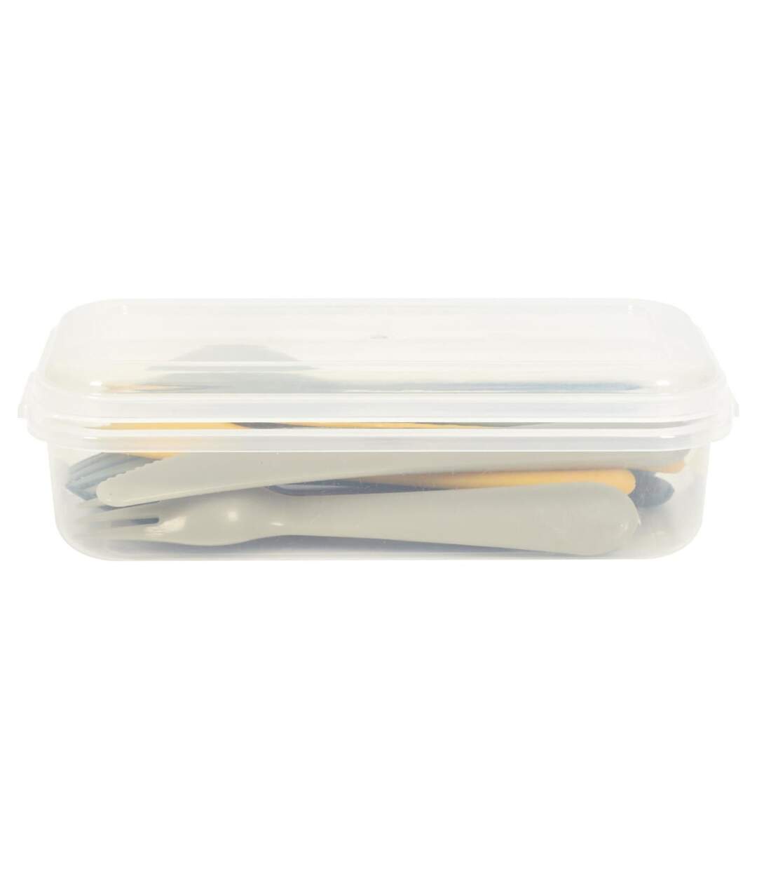 Lot de 12 Couverts Réutilisables Bain de Soleil 19cm Vert & Jaune-2