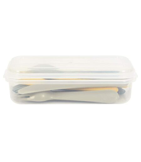 Lot de 12 Couverts Réutilisables Bain de Soleil 19cm Vert & Jaune