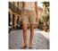 Short en coton Femme MAYFLOWER EXTRA1B : le confort d'un basique à revers ajustables-5