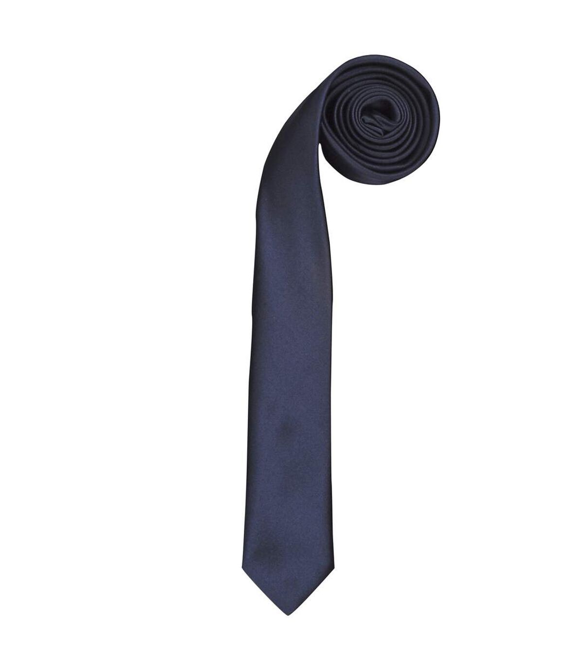 Premier Tie - Mens Slim Retro Work Tie (Red) (One Size)