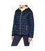 Result Urban Womens/Ladies Snowbird Hooded Jacket (Navy/Yellow) - UTBC3254