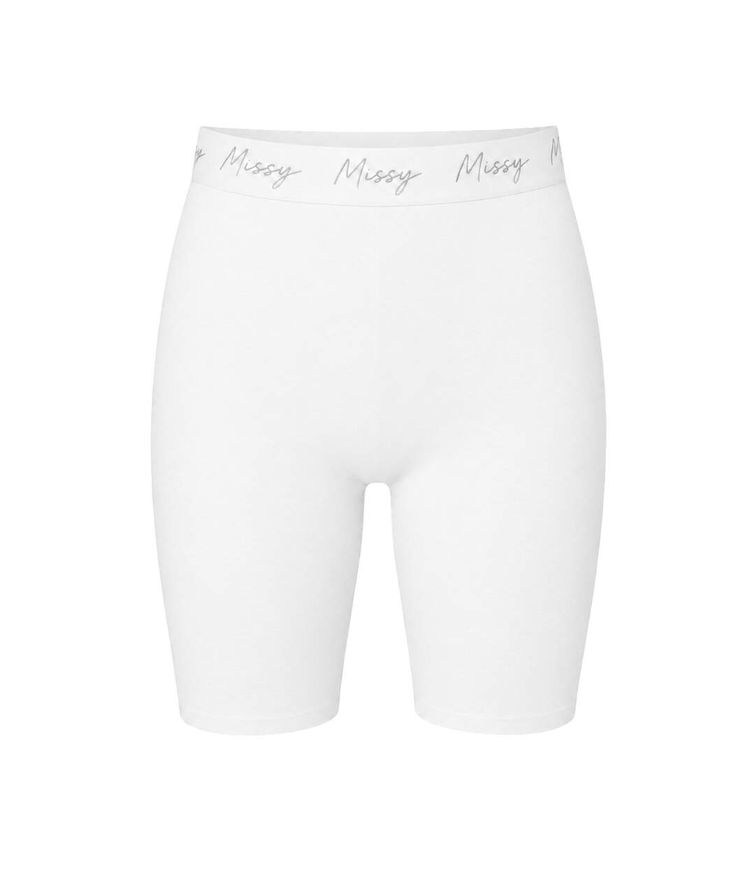 Womens/ladies Jersey Cycling Shorts White Missy Empire-2