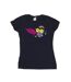 Disney - T-shirt BIG HERO BAYMAX FRED FIRED UP - Femme (Bleu marine) - UTBI13406-1