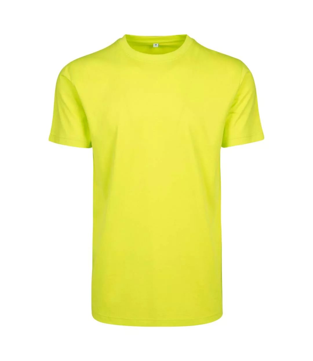 T-shirt Adulte Jaune Fluo Build Your Brand-1