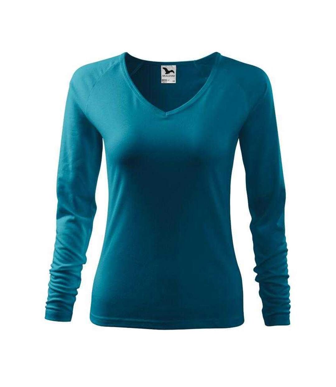 T-shirt Manches Raglan Elegance Femme Bleu Malfini-1