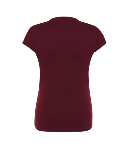 T-shirt Comfort Femme Bordeaux JHK
