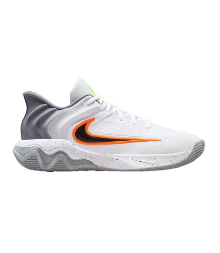 Mens Immortality 4 Basketball Shoes White Black Volt Nike