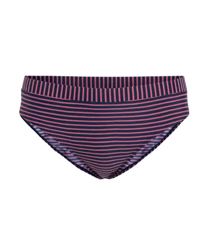 Bas De Maillot De Bain Motif/style Rayé Tina Femme Rose Clair Noir Trespass