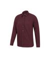 Mountain Warehouse Mens Bamford Melange Shirt (Burgundy)