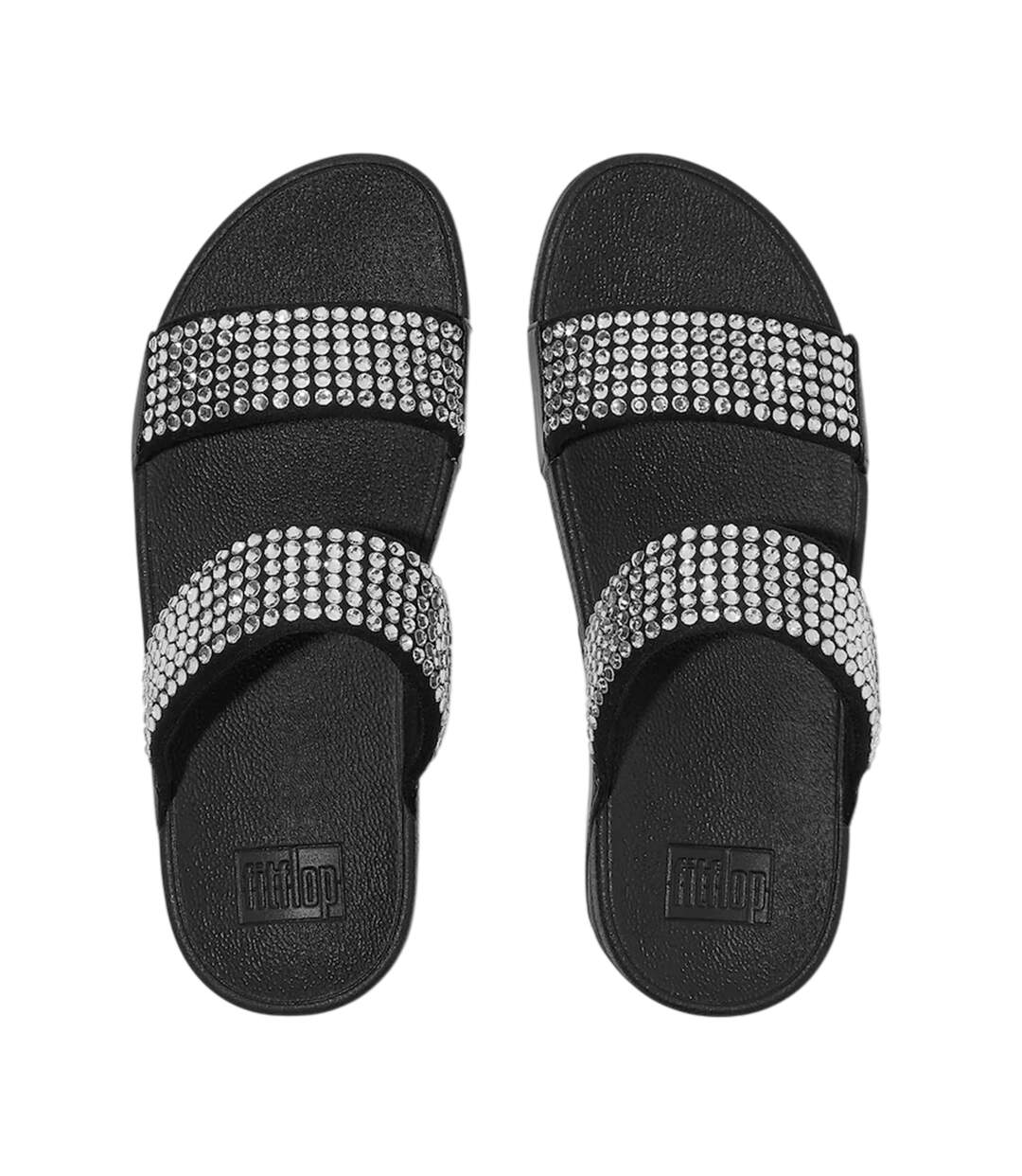 Claquettes Coupe Confortable Femme Noir Fit Flop-2